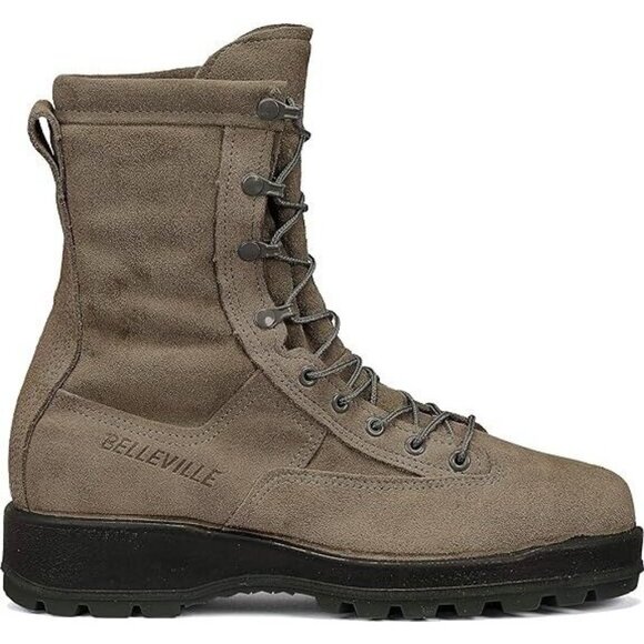BELLEVILLE 675 ST BOOTS USAF Cold Weather Steel Toe Insulated Green Mens 6.0 R
